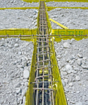 Fundamentschalung mit Pecafil® Universal-Schalmaterial